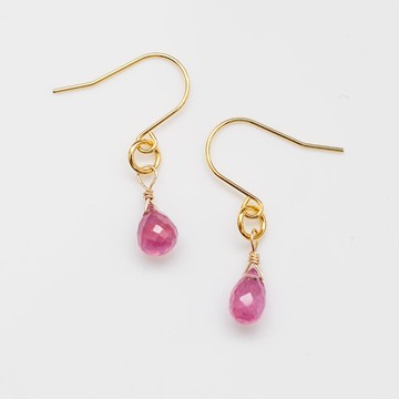 紅寶石水滴耳環│七月誕生石．成熟女性的犒賞珠寶