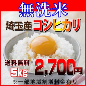 埼玉産 コシヒカリ5kg 令和4年産 ※北海道・九州400円、沖縄1,800円追加料金有り