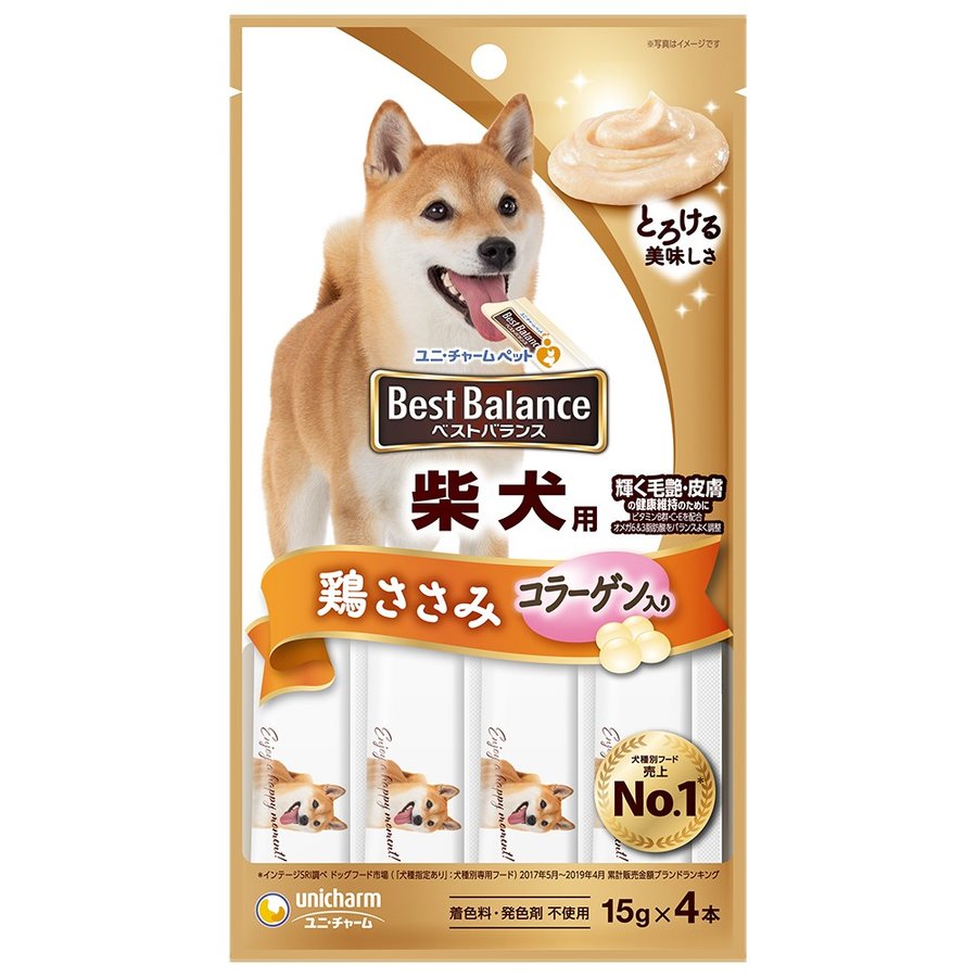 ベストバランス おやつ 柴犬用 鶏ささみ 15g4本入り | LINEショッピング