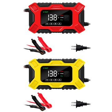 電瓶充電器 BTC-02 數顯螢幕電瓶充電器 12V蓄電池/鉛酸/啟停電瓶充電 低噪音 汽/機/貨車適用