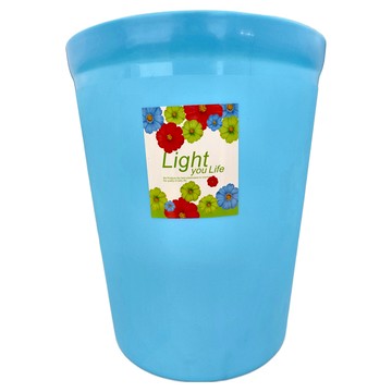 KEYWAY 聯府 好運花圓型垃圾桶 直徑26.5 x 32.7cm 0.51kg 14.5L 1個  大  CF-15