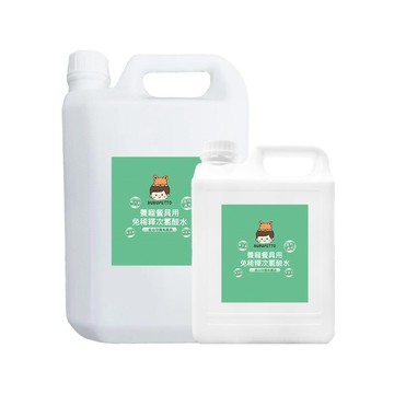 墊料 BUBUPETTO-毛孩餐具用免稀釋次氯酸水-超值組6000mlx1組(毛小孩 寵物 餐碗)