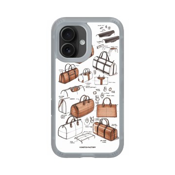 iPhone 16 AirX 流變灰 - Sketch Factory - 波士頓包素描