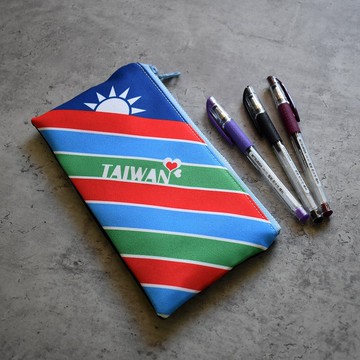 【桐鹿】茄芷風格 筆袋_國旗