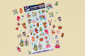 【彩虹村里人】小鴨系列 手帳小貼紙