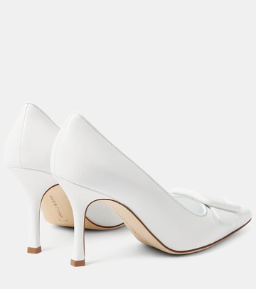 Manolo Blahnik Maysale 70 suede pumps