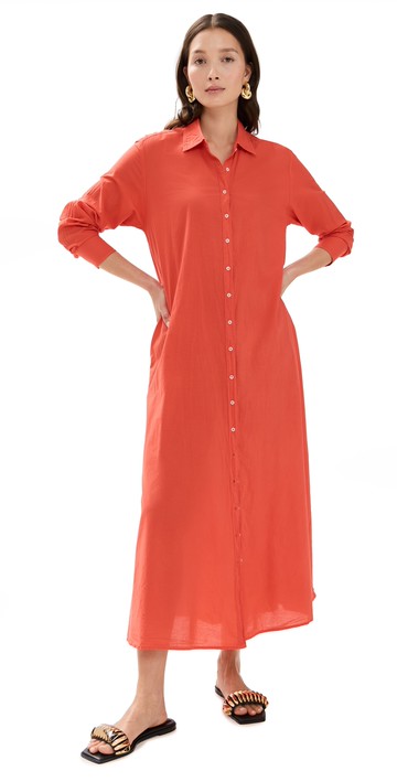 XIRENA Boden Dress Clambake Red S