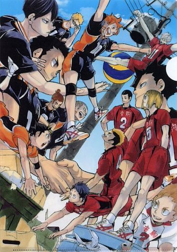 鳥野VS音駒A4文件夾排球少年！