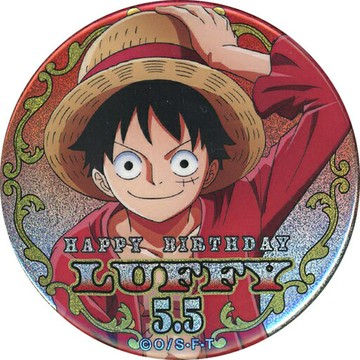 蒙奇.D.魯夫生日快樂閃徽章(2022)航海王One Piece