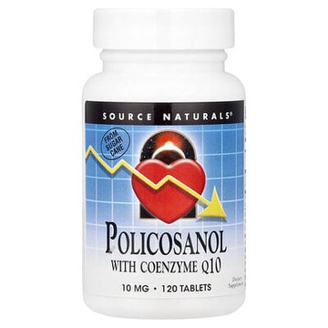 Source Naturals, 多廿烷醇含輔酶 Q10，120 片