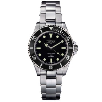 DAVOSA 161.525.50 TERNOS SIXTIES 60 年代復刻專業潛水自動錶/黑水鬼/鋼帶/40mm