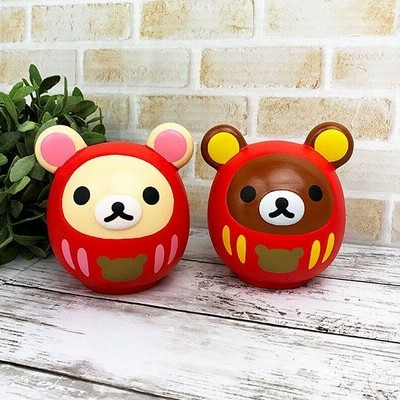 リラックマ　コリラックマ　陶器製　貯金箱　ダルマ リラックマ 貯金箱（コリラックマ） : リラックマ | Loppi