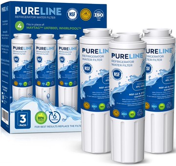 [4美國直購] Pureline UKF8001 相容濾芯 濾心3入 適 Maytag UKF8001 PUR / AXX EDR4RXD1 4396395
