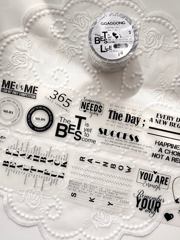 Lettering Luxe PET 膠帶