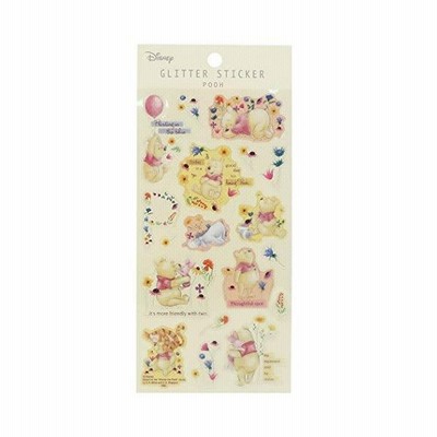 くまのプーさん ラメ ミニ ステッカー シールシートディズニー 通販 Lineポイント最大get Lineショッピング