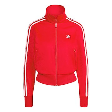 Adidas Firebird TT [IR8079] 女 立領 外套 運動 休閒 復古 三葉草 經典 拉鍊口袋 紅白
