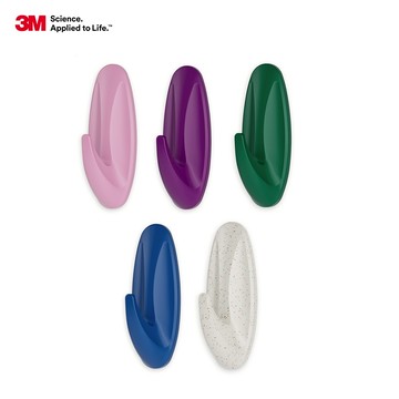 3M 17081 無痕光譜系列-中型設計師掛鉤-(紫丁香 / 深蜜紫 / 果漾綠 / 極地藍 / 冰淇淋)