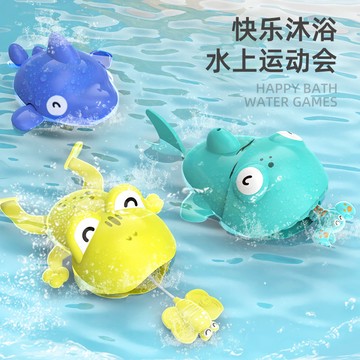 媽媽買 洗澡玩具 戲水玩具  上鏈玩具 拉線玩具 上鏈鯊魚 拉線鯊魚 拉線青玩 洗澡玩具 玩水玩具
