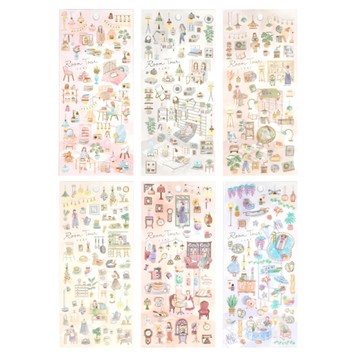 少女系日常手帳貼(隨機出貨)