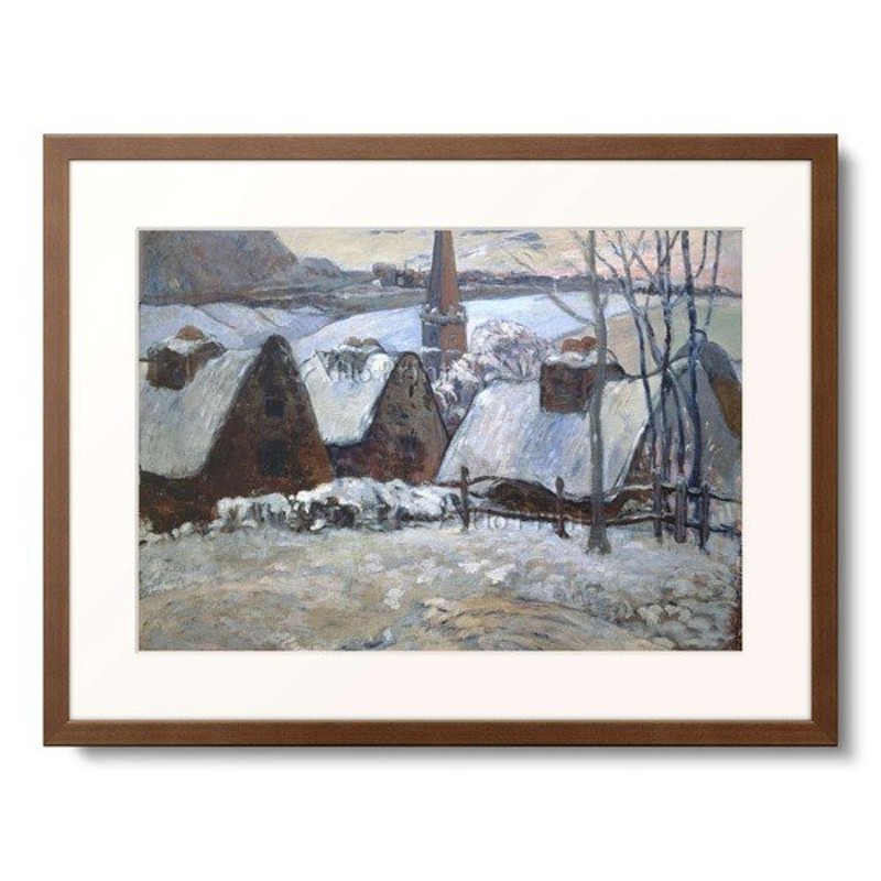 ポール・ゴーギャン Eugene Henri Paul Gauguin 「Breton Village in Winter. 1894」 通販 