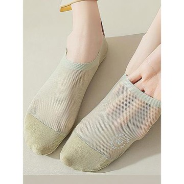 夏季襪子女2025新款爆款配小皮鞋網紅短款隱形船襪純棉不掉跟防滑