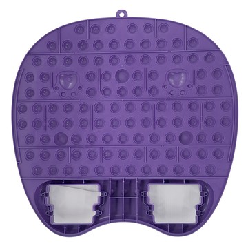 MICHAEL FITNESS 麥克健身 腳底滾輪指壓板 50x50cm 滾輪按摩 舒緩腳底  紫色  1組