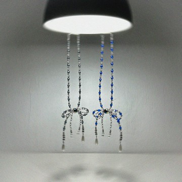 雙蝴蝶結項鏈 Double Layer Ribbon Necklace