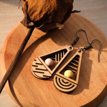 自家品牌 木系耳環 夏逸系列 選購多對耳環有折扣