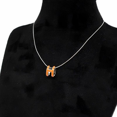 エルメス HERMES メダル型ペンダントネックレス 楽天市場】HERMES エルメス ネックレス Medaille Quadrige PM