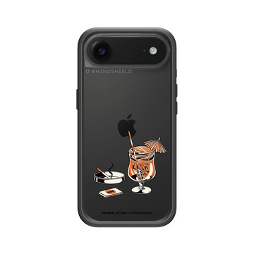 iPhone Air Mod NX -邊框背蓋組合 (相機按鈕) 黑 - Paiheme Studio - 雞尾酒