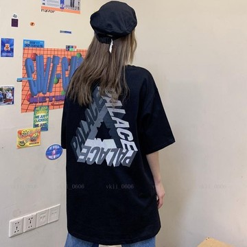 【韓版中大尺碼女裝】加大尺碼女生休閒短袖T恤 寬鬆顯瘦上衣 150公斤內可穿 超大尺碼300斤短袖T恤女潮牌寬 vk2