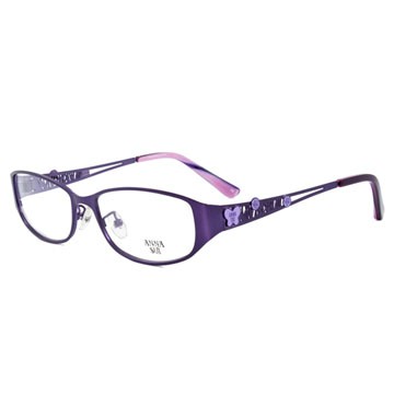 ANNA SUI安娜蘇 香氛花園簡約花瓣光學眼鏡(哑光深紫) AS171-742