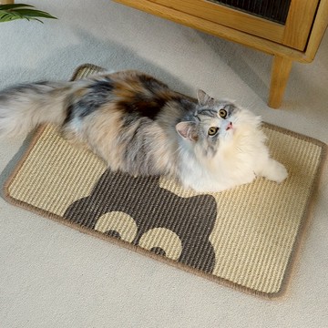 【喵仙兒】黑貓劍麻貓抓墊