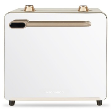 NICONICO 鏡面美型氣炸烤箱 12L  白色  NI-GB2415