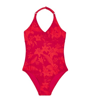 Vilebrequin Kids Halterneck Tropical Floral Swimsuit
