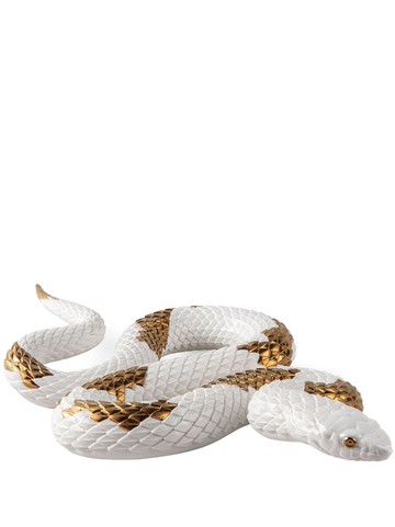 Lladró - Sopper Snake porcelain sculpture - unisex - Porcelain - One Size - Gold