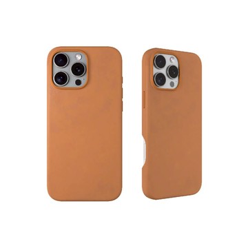 LINKASE iPhone 16 Pro 6.3吋專用 悠遊卡官方認證晶片 都會穿梭悠遊嗶嗶殼_Leather皮革款(多色可選) i16 Pro 6.3吋專用_真皮款 午夜黑