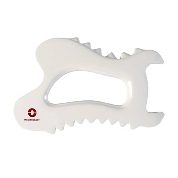 MeDITHeRaPy 陶瓷刮痧板 居家按摩用品  1個  白色