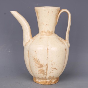 宋定窯白釉執壺酒壺老貨包老仿古瓷器民間收藏擺件古董古玩瓷器1入