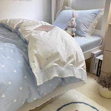 小清新ins被套床單四件套四季通用春夏季學生宿舍三件套床上用品4