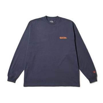 NEW ERA 男女 寬版長袖上衣 日版 TAGGING 深灰 NE14735113