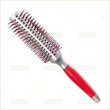 久美膠柄防滑圓梳(CM313紅)單支/特大(美髮梳子)[34360]