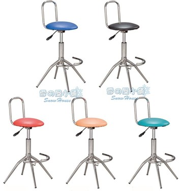 雪之屋 827電鍍俏麗吧台椅(氣壓升降) X738-06~10