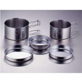 ├登山樂┤日本Captain Stag 鹿牌 輕鬆行鍋具5件組(盒裝) # M-7520