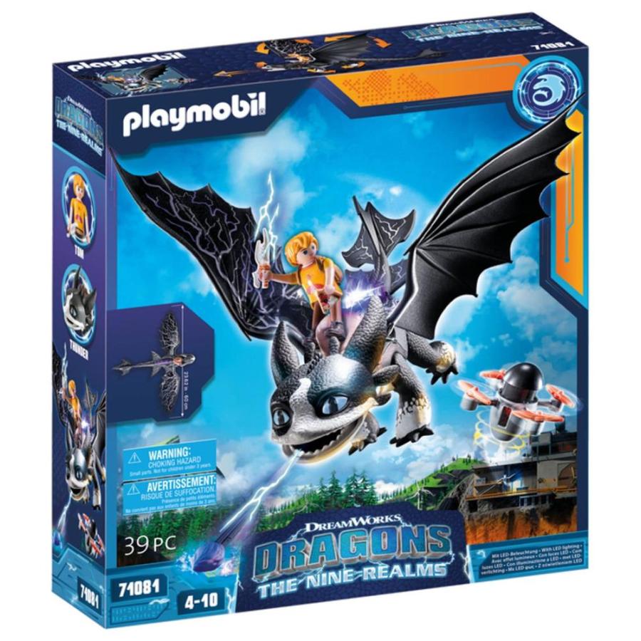 プレイモービル PLAYMOBIL Dragons Nine Realms: Thunder Tom