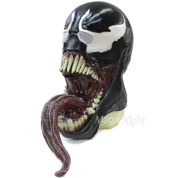 ヴェノム オーバーヘッドマスク ベノム スパイダーマン マスク ラバーマスク 被り物 かぶりもの 仮装 グッズ 通販  LINEポイント最大0.5%GET LINEショッピング
