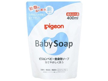 Pigeon Baby Whole Body Foaming Soap Refill 400ml