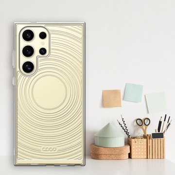 Samsung Galaxy S24/S23/S22系列 浮雕感防震雙料手機殼-漣漪