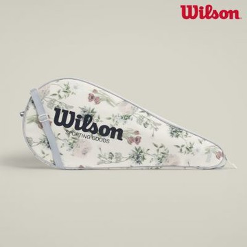 【Wilson威爾森】Racket Cover 中性 配件 球拍套 白色