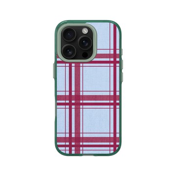 iPhone 16 Pro Clear 憂墨綠 - Pattern Play - 高地格紋